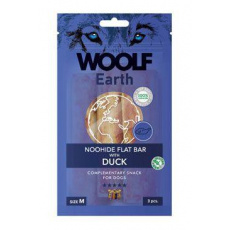 WOOLF pochúťka Earth NOOHIDE M Duck 90g WOOLF pochúťka Earth NOOHIDE M Duck 90g