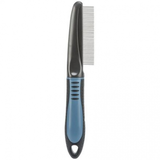 Hrebeň jemný s rotačnými zubami s protišmykovou rukoväťou 22cm