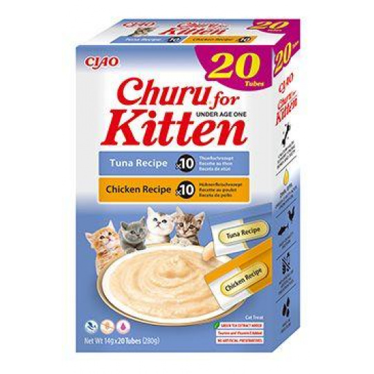 Churu Cat BOX Kitten Variety Tuna&Chicken 20x14g Churu Cat BOX Kitten Variety Tuna&Chicken 20x14g
