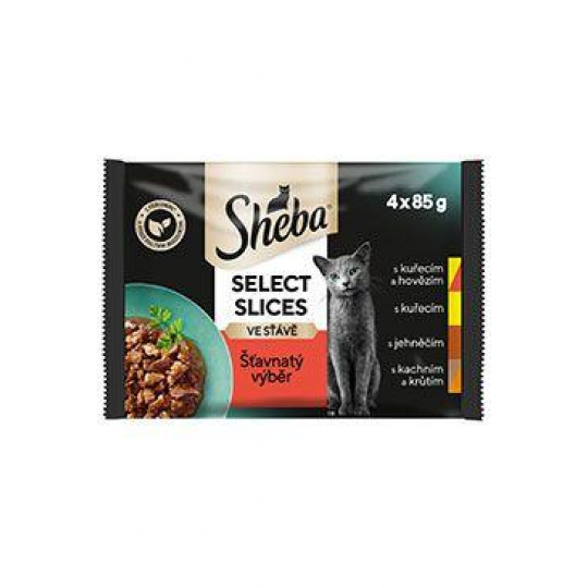 Sheba kapsička Select Slices šťavnatý výber 4x85g Sheba kapsička Select Slices šťavnatý výber 4x85g