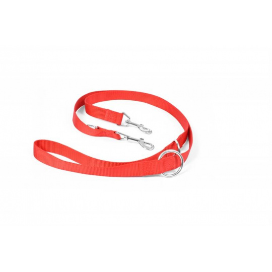 Vodítko DUVO+ Nylon Nastaviteľné červené 200 cm/ 25 mm Vodítko DUVO+ Nylon Nastaviteľné červené 200 cm/ 25 mm