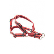 Postroj BUSTER Airmesh reflexný S, 20mm červený Postroj BUSTER Airmesh reflexný S, 20mm červený