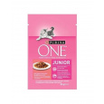 Nestlé PURINA ONE cat Junior mini filé s lososom a mrkvou v šťave 26x85g