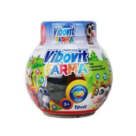 Vibovit FARMA želé cukríky 50ks Vibovit FARMA želé cukríky 50ks