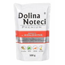 DOLINA NOTECI Premium Rich in beef - Mokré krmivo pro psy - 500 g