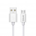 USB kabel 3 m USB 2.0, USB  A  - Micro USB Bílá SAVIO CL-167