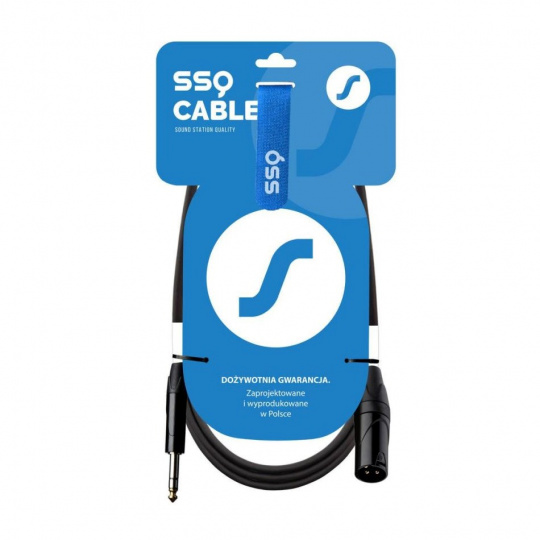 SSQ JSXM2 - Kabel XLR samice - Jack stereo 6,3 mm, 2 m