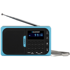 Blaupunkt PR5BL rádio Analog Černá, Modrá