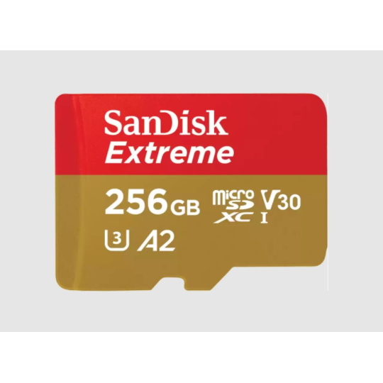 SanDisk Extreme 256 GB MicroSDXC UHS-I Třída 10