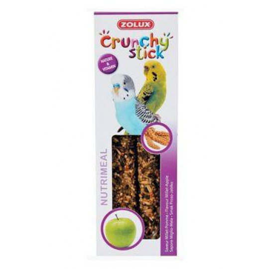Crunchy Stick Parakeet Proso/Jablko 2ks Zolux Crunchy Stick Parakeet Proso/Jablko 2ks Zolux