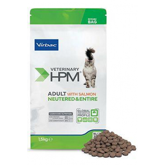 VET HPM Adult Cat Salmon Neutered&Entire 1,5kg VET HPM Adult Cat Salmon Neutered&Entire 1,5kg