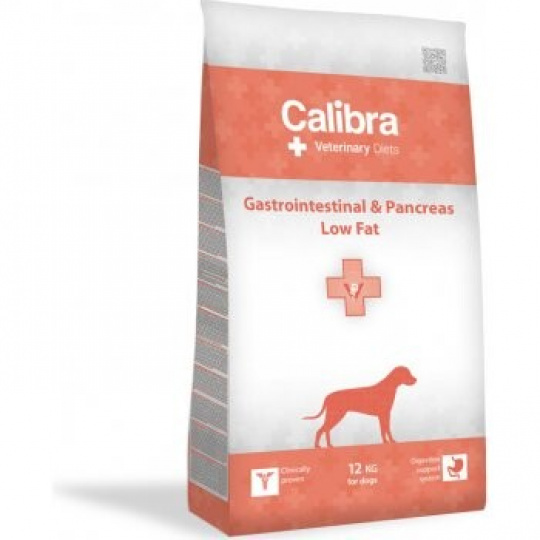 Calibra VD Dog Gastrointestinal&Pancreas Low Fat 12kg