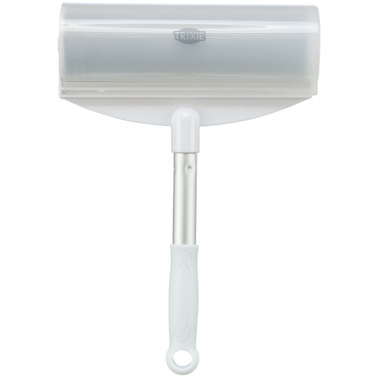 XXL valček na odstránenie chlpov z textilu 20 × 30 cm, silikón, biela/sivá