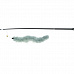 Hrací prút XXL s pierkovým boa, 65cm