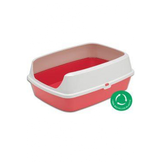 WC mačka MARYLOO 50cm s vysokým okrajom, koralová WC mačka MARYLOO 50cm s vysokým okrajom, koralová