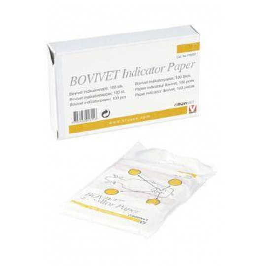 Indikačný papierik Bovivet 100ks Indikačný papierik Bovivet 100ks