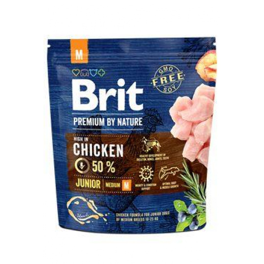 Brit Premium Dog by Nature Junior M 1kg Brit Premium Dog by Nature Junior M 1kg