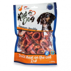 KIDDOG kačacie mäso na tresčej rolke 250 g KIDDOG kačacie mäso na tresčej rolke 250 g