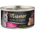 MIAMOR Feine Filets Naturell Tuna with crab - mokré krmivo pro kočky - 80g