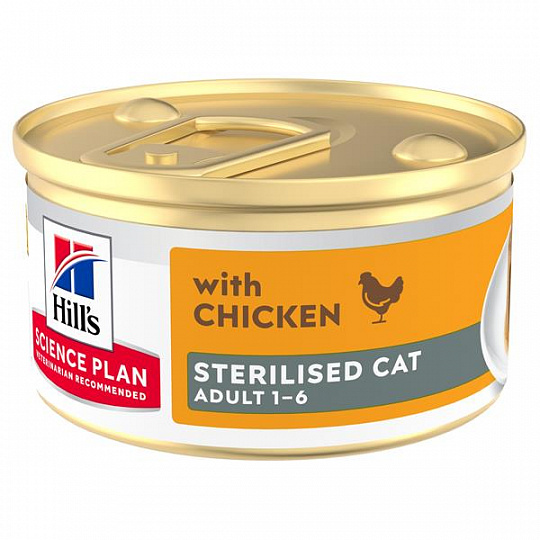 Hill's Fel. SP Adult Steril. pena Chicken Konz. 85g