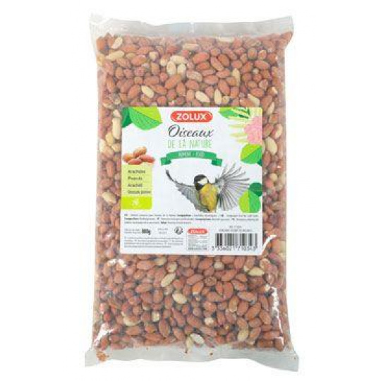 Krmivo pre vonk. vtáky Arašidy 800g Zolux Krmivo pre vonk. vtáky Arašidy 800g Zolux