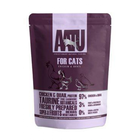 AATU Cat Chicken&Quail kapsička 85g AATU Cat Chicken&Quail kapsička 85g