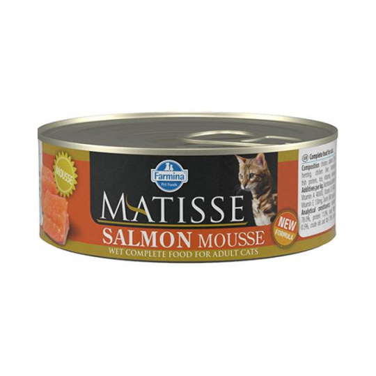 Farmina MO P MATISSE cat salmon mousse (pena), konzerva 85 g Farmina MO P MATISSE cat salmon mousse (pena), konzerva 85 g