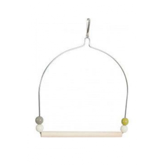 Hojdačka pre vtáky drevo a kov 19,5cm Zolux Hojdačka pre vtáky drevo a kov 19,5cm Zolux