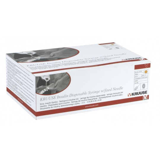 Striekačka KRUUSE TBC 3-dielna, 1 ml s ihlou 25 G x 5/8 Striekačka KRUUSE TBC 3-dielna, 1 ml s ihlou 25 G x 5/8