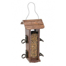 Krmítko vonkajšie plastové JOK 21 dekor drevo FP Krmítko vonkajšie plastové JOK 21 dekor drevo FP