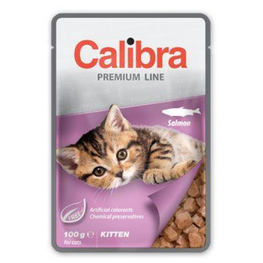 Calibra Cat kapsička Premium Kitten Salmon 100g Calibra Cat kapsička Premium Kitten Salmon 100g