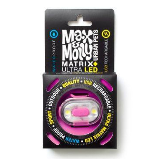 Světlo Max&Molly Matrix Ultra LED Hang růžová
