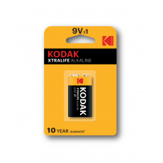Kodak Xtralife Baterie na jedno použití 9V Alkalický