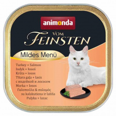 ANIMONDA VOM FEINSTEN MILDES MENU Mokré krmivo pro kočky Turecko Losos 100 g
