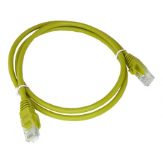 Alantec KKU6ZOL1 Patch-cord U/UTP cat.6 PVC 1.0m žlutý