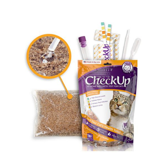 CheckUp Kit Cats domáci test zdravotnej kondície mačky - sada