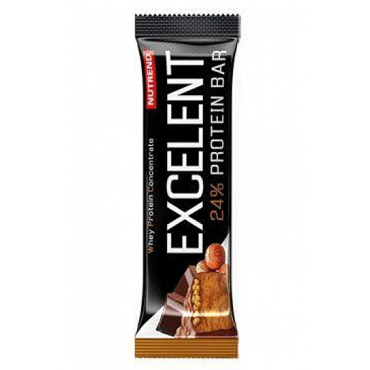 Nutrend Excelent Protein Bar čokoláda s orieškami 40g Nutrend Excelent Protein Bar čokoláda s orieškami 40g
