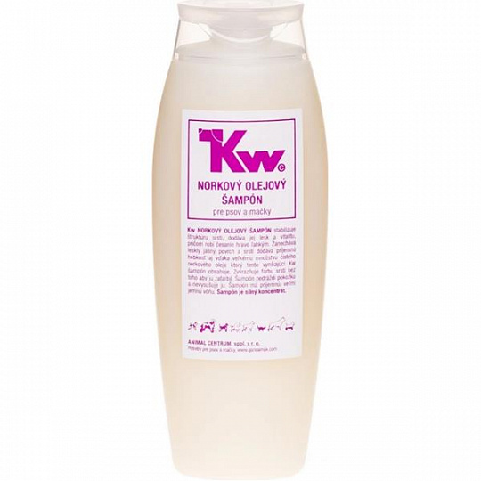 KW Norkový olejový šampón pre psy a mačky 250 ml