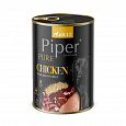 NEW PIPER PURE kura s hnedou ryžou, konzerva pre psy, 400 g