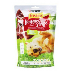 Friskies pochúťka pes Snack Beggin Strips Bacon 120g