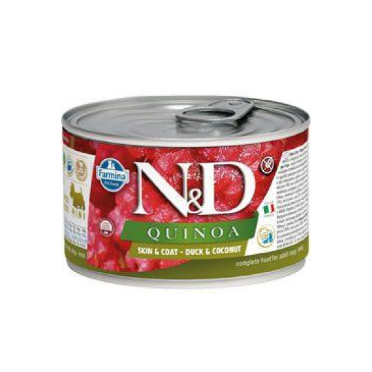 N&D DOG QUINOA Adult Duck & Coconut Mini 140g N&D DOG QUINOA Adult Duck & Coconut Mini 140g