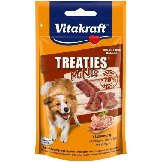 VITAKRAFT Treaties Minis with liver - pochoutka pro psy - 48 g