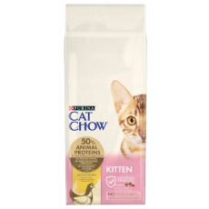 Purina CAT CHOW suché krmivo pro kočky 15 kg Kotě Kuřecí maso