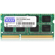 Goodram 4GB DDR3 PC3-12800 paměťový modul 1600 MHz