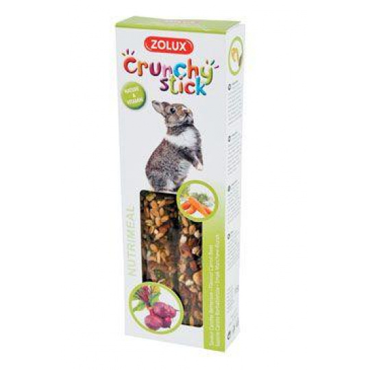 Pochúťka CRUNCHY STICK mrkva/repa pre králiky Zolux Pochúťka CRUNCHY STICK mrkva/repa pre králiky Zolux