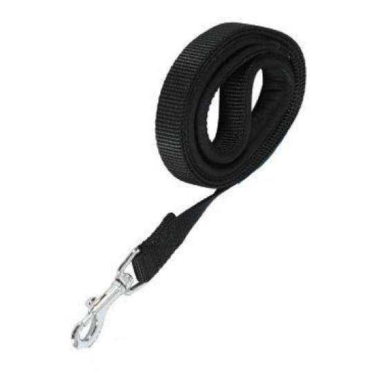 Vodítko pes SOFT NYLON čierne 20mm/1m Zolux