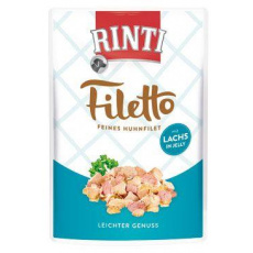 Rinti Dog Filetto kapsička kuracie+losos v želé 100g Rinti Dog Filetto kapsička kuracie+losos v želé 100g