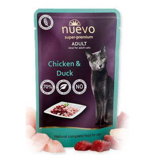 Nuevo mačka kapsička Adult Kuracie a Kačacie 85g Nuevo mačka kapsička Adult Kuracie a Kačacie 85g