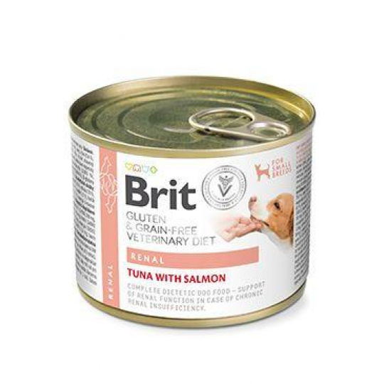 Brit VD Dog GF konz Renal 200g Brit VD Dog GF konz Renal 200g
