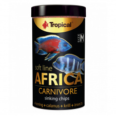 TROPICAL Africa Carnivore Size M - pokarm dla ryb akwariowych - 250 ml/130 g